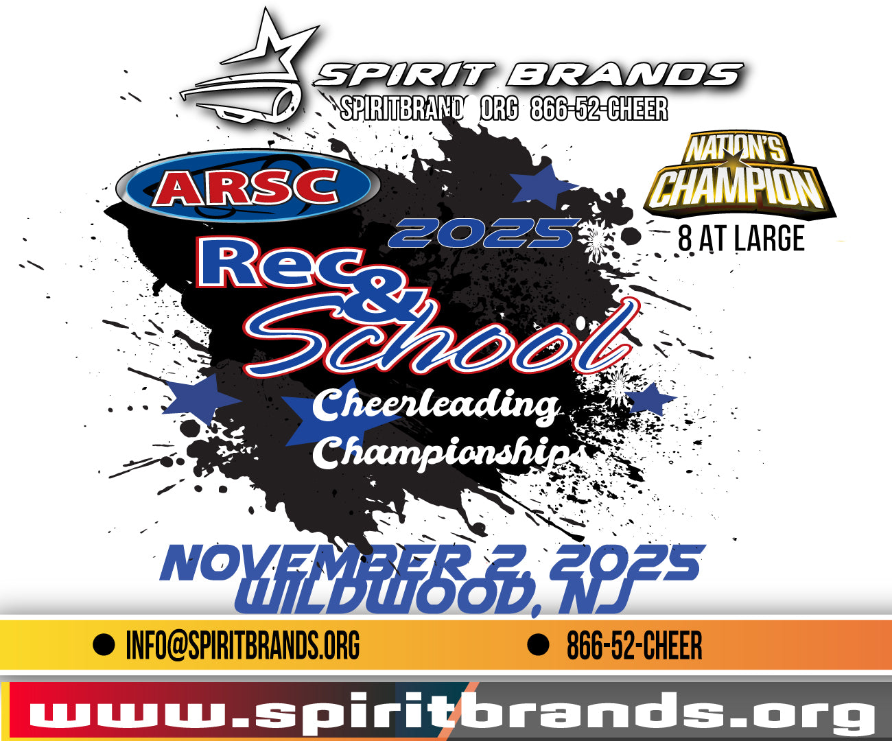 American Rec & School Cheer Championships - Nov 2, 2025 Wildwood NJ