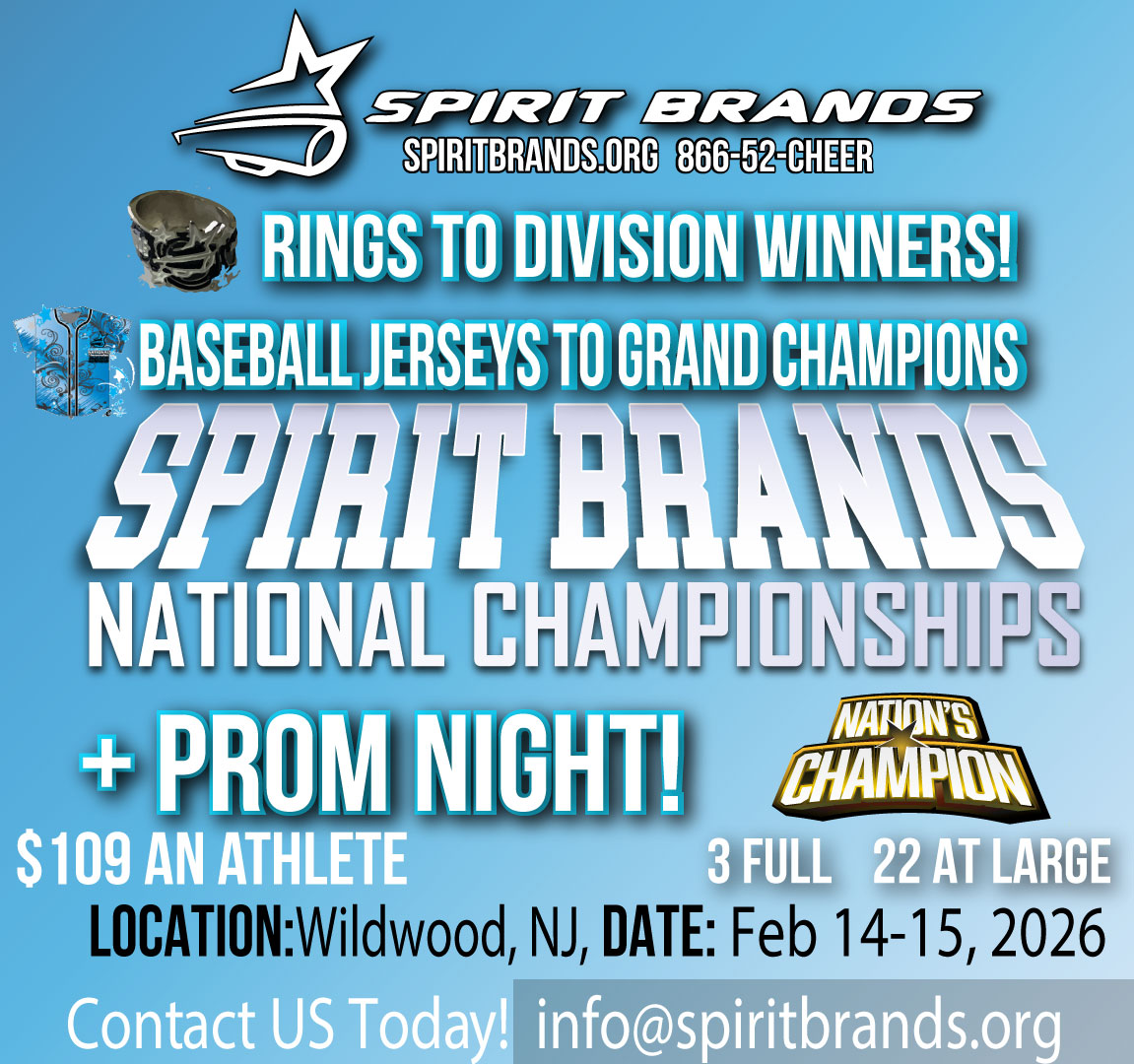 Spirit Brands Nationals Feb 14-15, 2026 Wildwood, NJ
