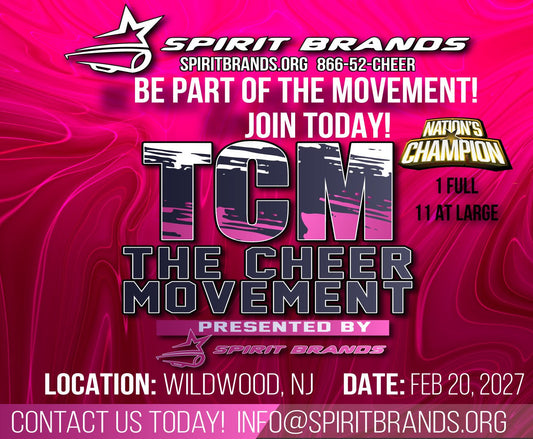 The Cheer Movement -Feb 20, 2027 Wildwood, NJ - SPIRIT BRANDS