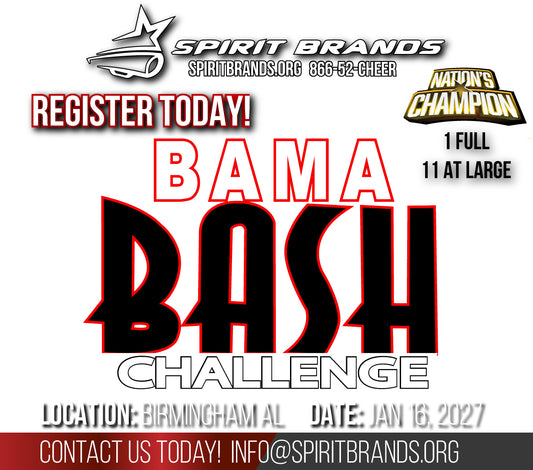 Bama Bash Jan 16,  2027 Birmingham, AL