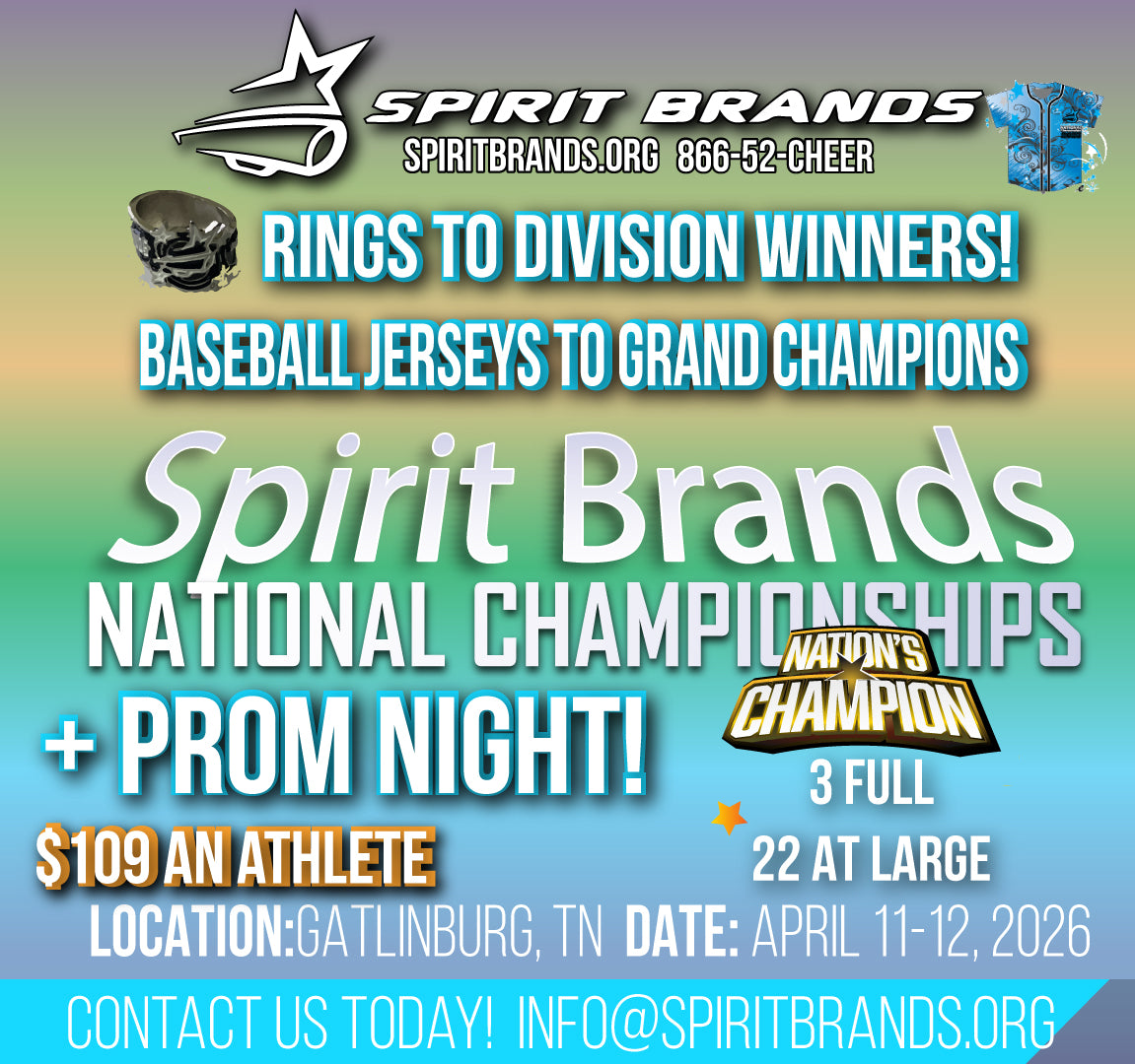 Spirit Brands Nationals April 11-12, 2026 Gatlinburg, TN