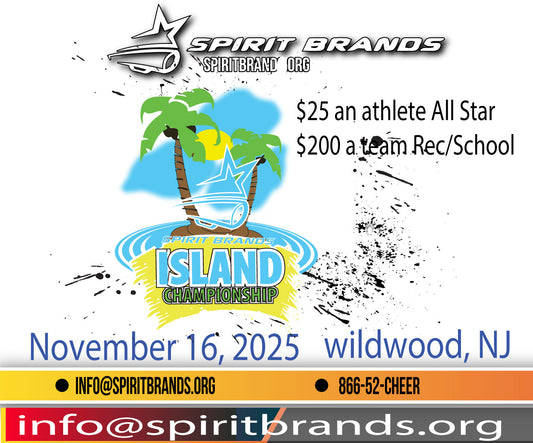 Island Championships & Dance Nationals- Nov 16, 2025  Wildwood, NJ