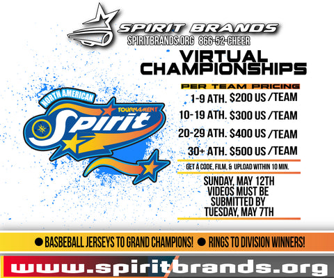 May's Championships -  The North American Spirit Tournament - VIRTUAL May 12