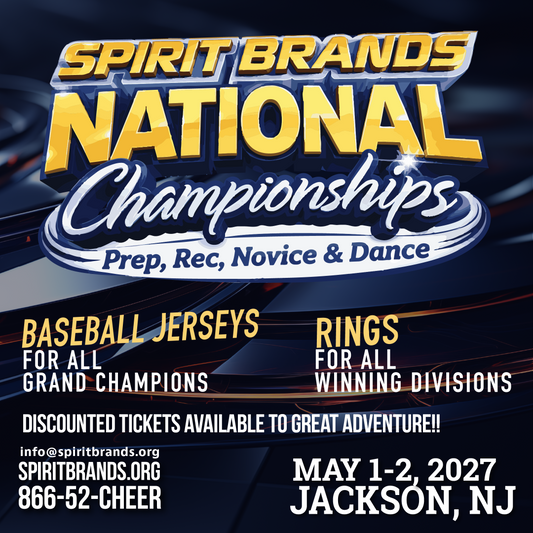 Prep, Rec, Novice, School and Dance Nationals  May 1-2, 2027