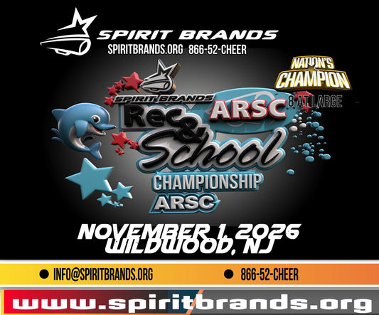 American Rec & School Cheer Championships - Nov 1, 2026 Wildwood NJ - SPIRIT BRANDS