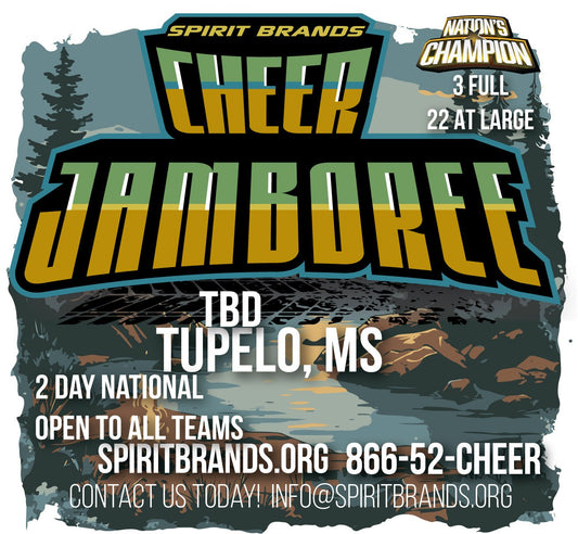 Cheer Jamboree Nationals April 17-18, 2027 - SPIRIT BRANDS