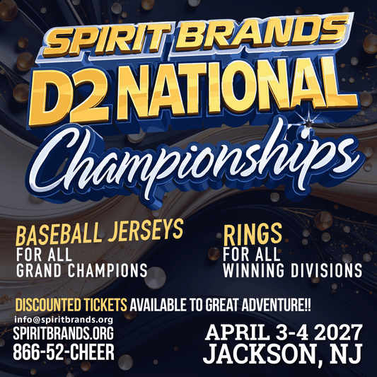 D2 Spirit Brands National Championships April 3-4, 2027 - SPIRIT BRANDS