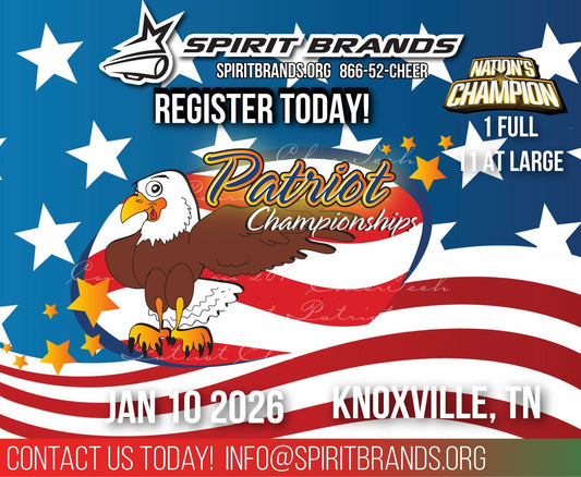 Patriot Championships February 20, 2027 - SPIRIT BRANDS