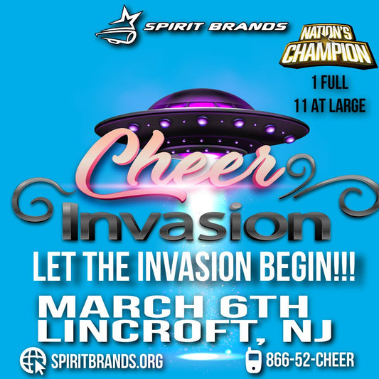 The Cheer Invasion March 6, 2027 - Lincroft, NJ - SPIRIT BRANDS